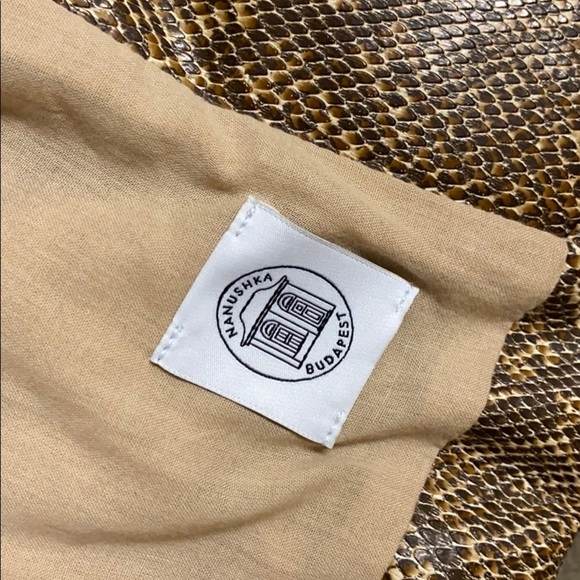 Nanushka Hide Snake puffer jacket - Picture 4 of 5